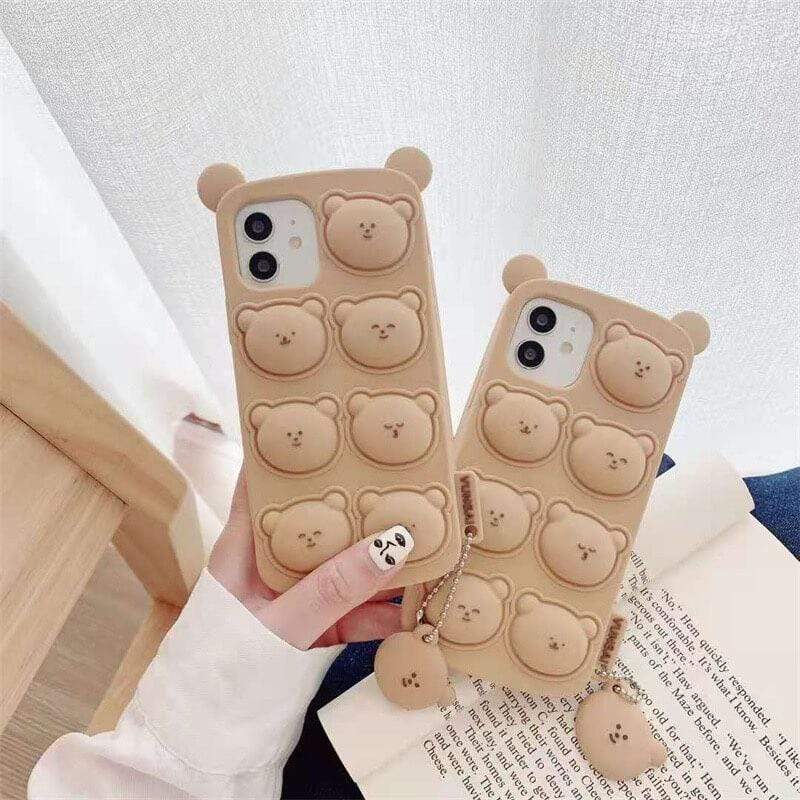 Brown Bear Pop Phone Case