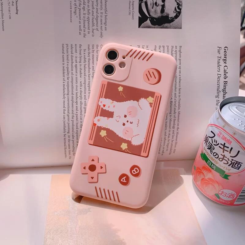 White Tanuki Game Bunny Phone Case