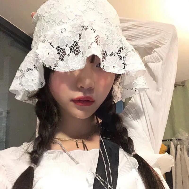 Franki Lace Overlay Bucket Hat- NWT Voyage-Bucket-Lace-Isolate-1.  main image 4