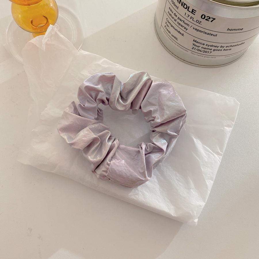 White Tanuki 发圈-珠光紫 Iridescent Scrunchies