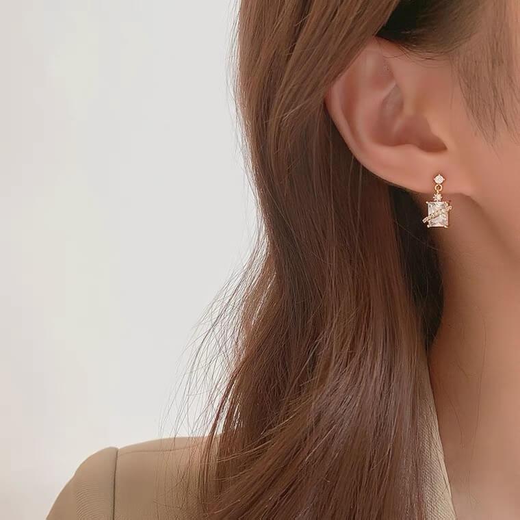 White Tanuki Angelic Earrings