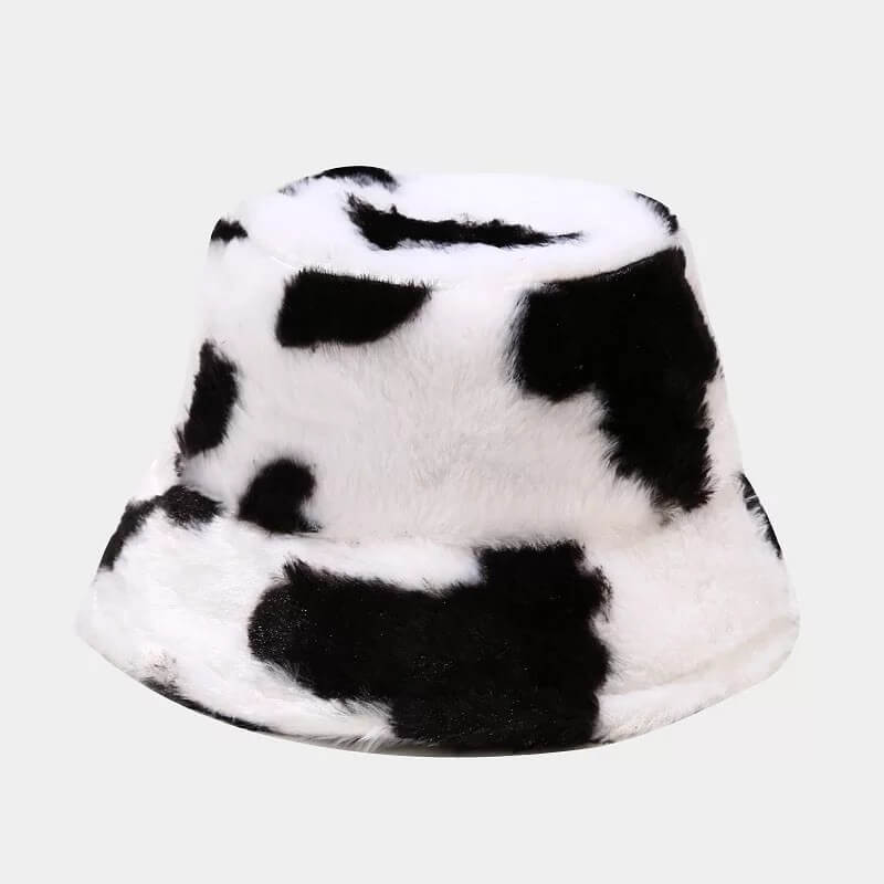 White Tanuki Black Moo Bucket Hat