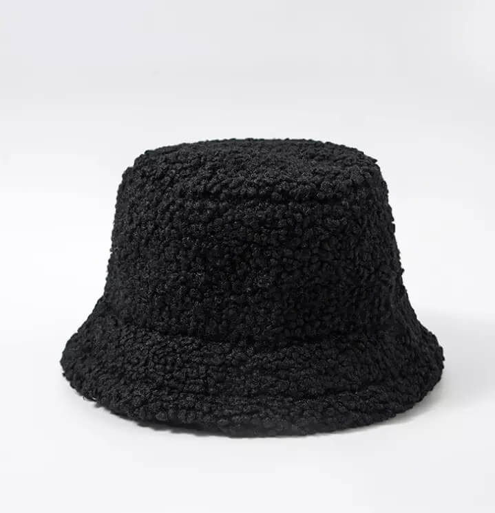 White Tanuki Black Teddy Bucket Hat