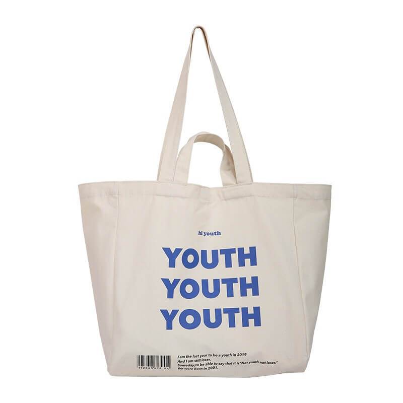 White Tanuki Bucket YOUTH Tote Bag