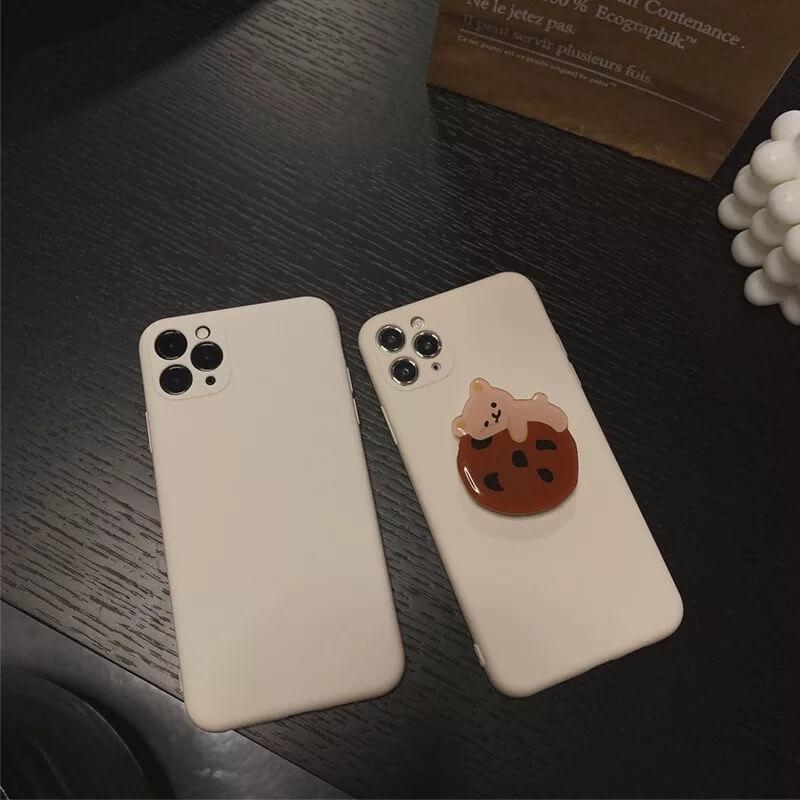 White Tanuki Cookie Bear Phone Case