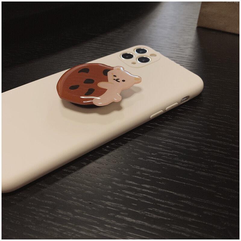 White Tanuki Cookie Bear Phone Case