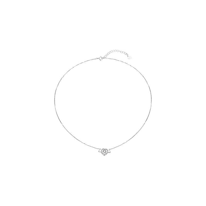 White Tanuki Cupid's Necklace
