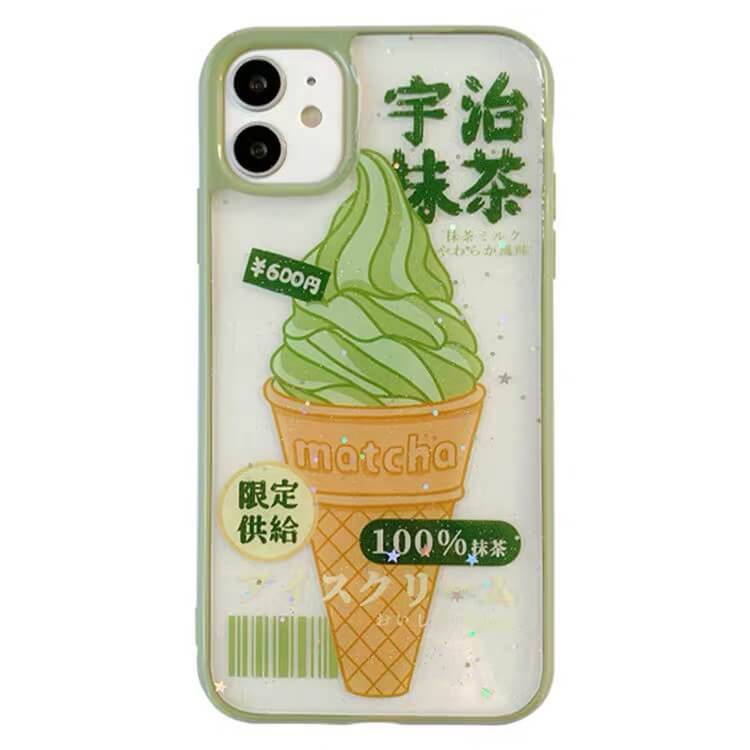 Matcha Ice Cream Phone Case