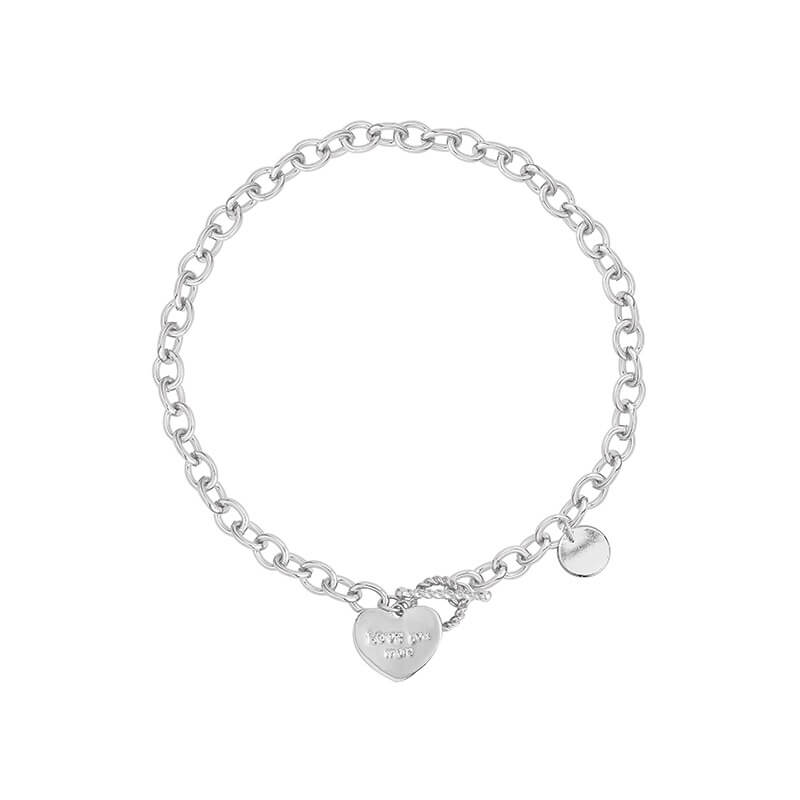 Korean Silver Heart Necklace