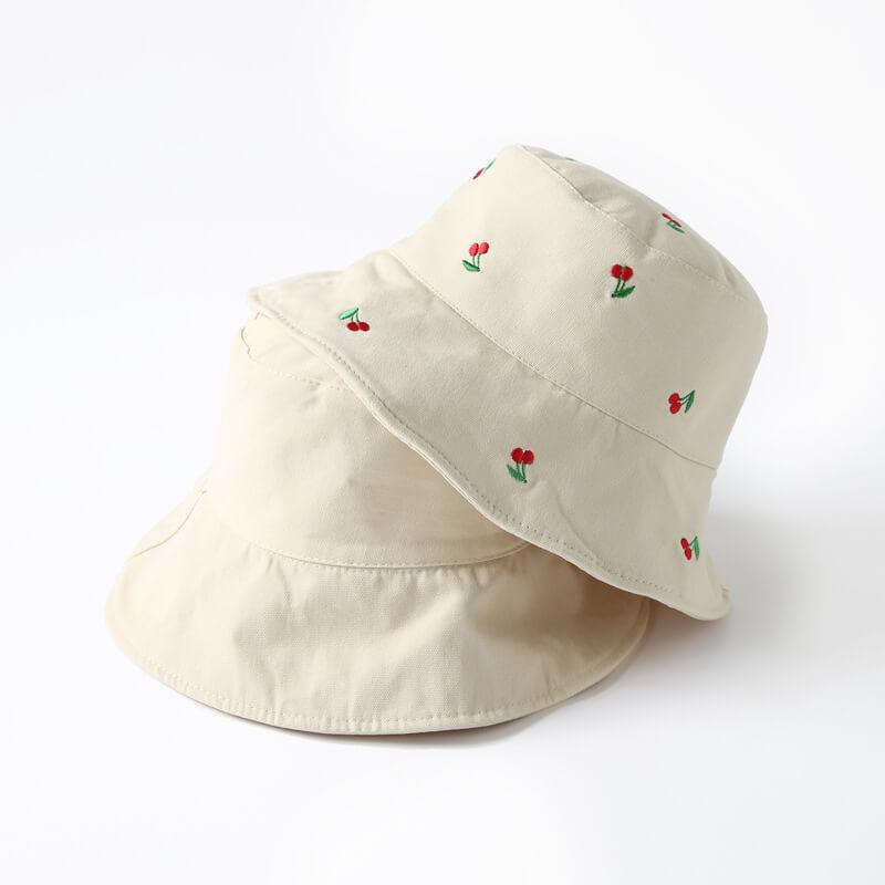 White Tanuki Off-White Cherry Reversible Hat