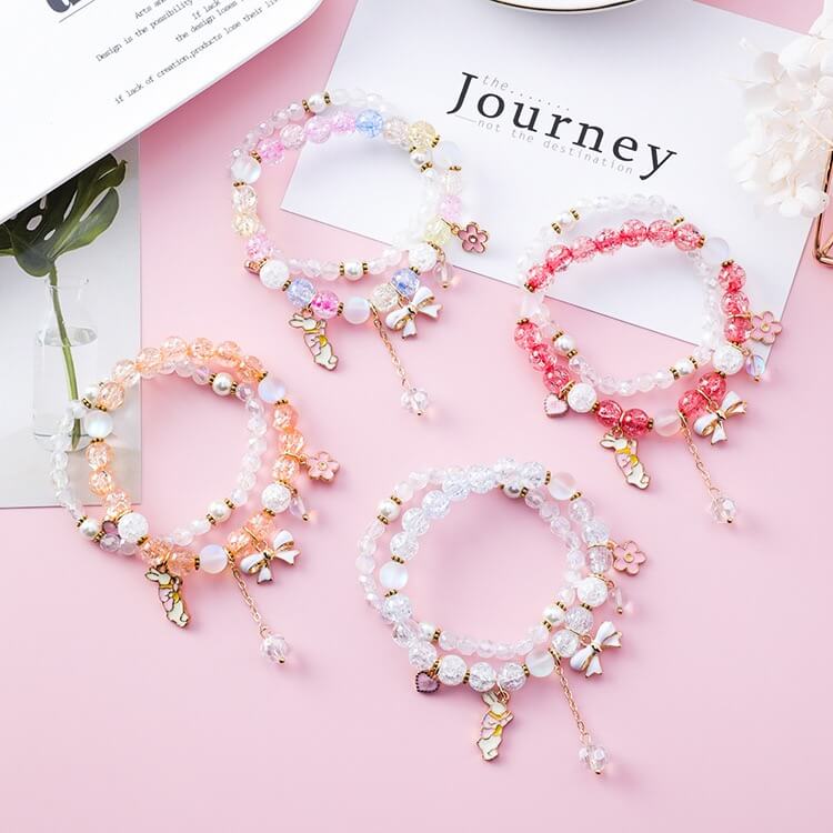 White Tanuki Pastel Wonderland Bracelet
