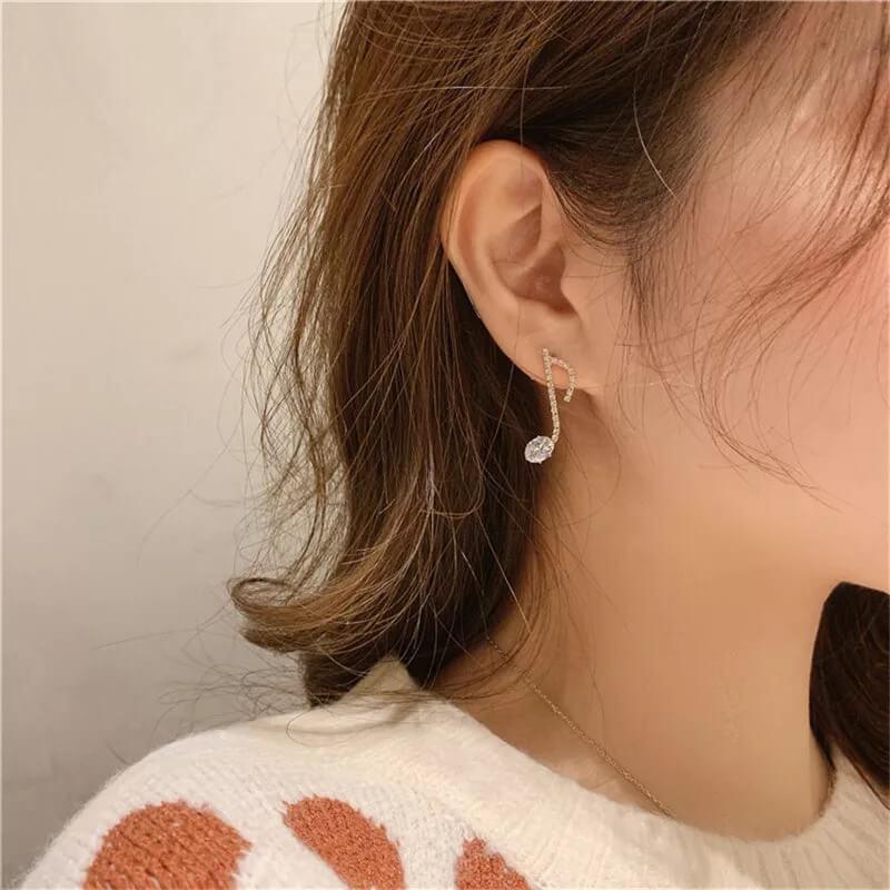 White Tanuki Sound of Music Earrings